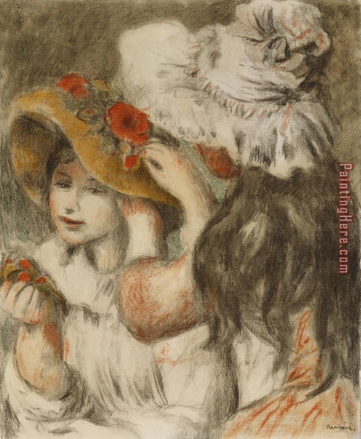 Pierre Auguste Renoir The Hatpin